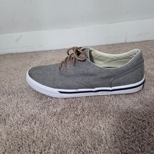 Sperry Gray Canvas Sneakers for Men
